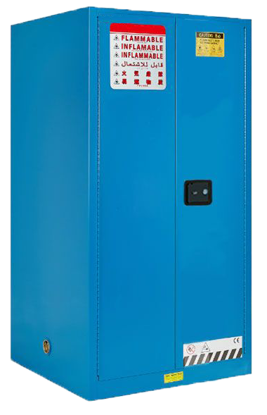 Chemical Storage Cabnits Blue