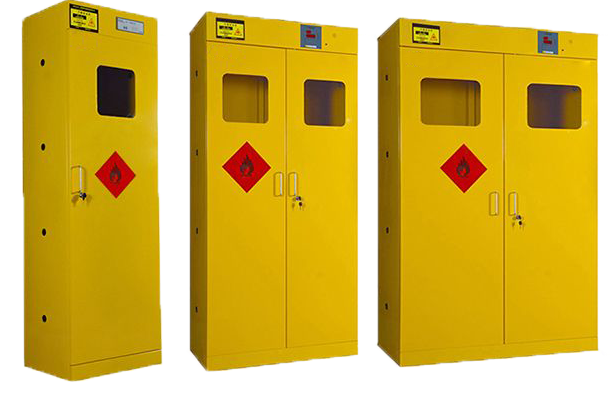 Chemical Storage Cabnits Yellow